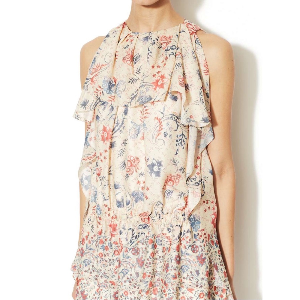 Thakoon Addition Georgette Ruffled Panel Dress - Picture 4 of 6